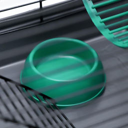 Клетка-мини для грызунов Пижон №2, укомплектованная, 27 х 15 х 16 см, серая  фото 8