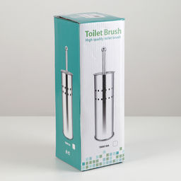 Ёршик для унитаза с подставкой, 9.59.537 см, хром - Simaland фото 4