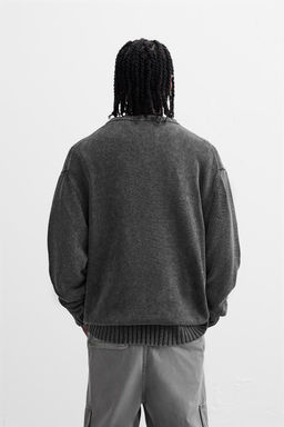 TEXTURED WASHED SWEATER - Zara фото 20