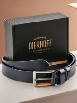 Мужской кожаный ремень Dierhoff ДРК 3056/1-40 Коричневый