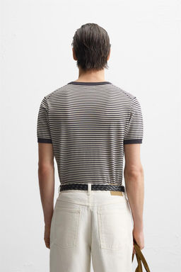 STRIPED KNIT T-SHIRT - Zara фото 3