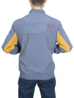 11133 GRAY/BLUE Ветровка мужская Bluoltre (100% полиэстер) - Fashion фото 5