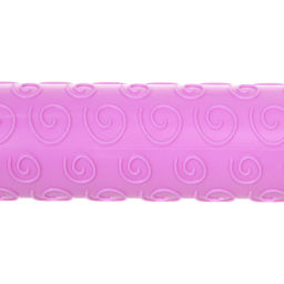 Цена за 3 шт. Скалка пластмассовая фигурная "Кружочки" 25*3см