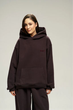 Худи с начесом Brown - Erist store фото 6
