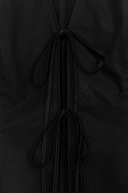 POPLIN SHIRT WITH TIED DETAILS ZW COLLECTION - Zara фото 7
