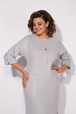 Платье Liliana 1367 жемчужный - KOKOdea фото 3