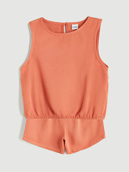 Keten Kar???ml? K?z ?ocuk Bluz ve ?ort