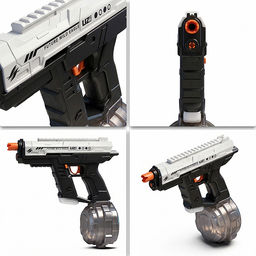 Водное оружие "Hydro Hustle" в коробке (цвет серый)