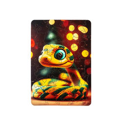 Пазл фигурный «Змейка малыш», 51 деталь