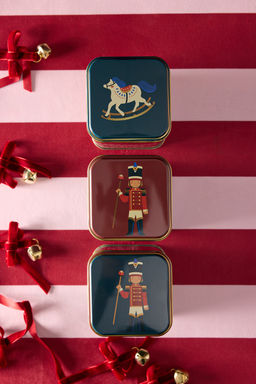 Y?lbas? Temal? 3lu Metal Saklama Kab? 9x9x12cm TPHAW26SKB00000