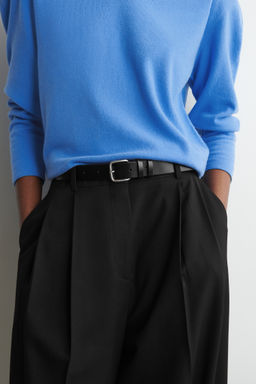 PANTAL?N TWILL WIDE LEG RELAXED FIT - H&m фото 8