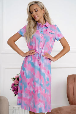 Платье Open Style 6861 розовый