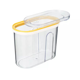 ЁМКОСТЬ ДЛЯ СЫПУЧИХ ПРОДУКТОВ С КРЫШКОЙ (СЛАЙДЕРОМ) 1Л (Желтый) - Phibo фото 3