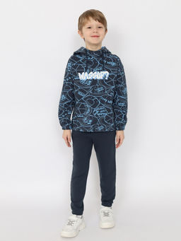 CRB wear/CSKB 90231-48-391 Костюм для мальчика (толстовка, брюки),темно-серый-голубой/Ex.Cherubino  фото 2