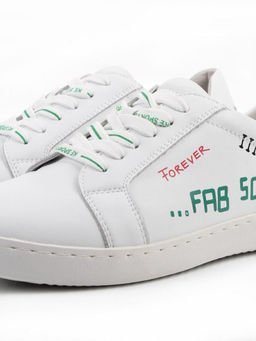 03-M17-30 WHITE Полуботинки женские (натуральная кожа)