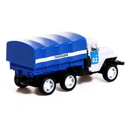 Грузовик металлический УРАЛ, инерция, масштаб 1:64, МИКС - Автоград фото 6