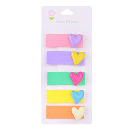 Набор заколок для волос "Сердечки" в пакете