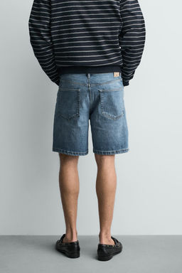 REGULAR FIT DENIM BERMUDA SHORTS - Zara фото 64