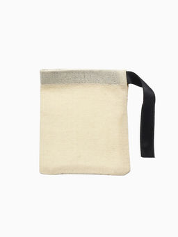 Цена за 50 шт. Мешочек подарочный «Нежность», 8.5×7 см, бежево-чёрный