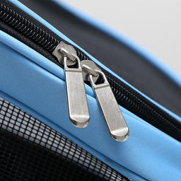 Рюкзак для переноски животных, 31,5 х 25 х 33 см, голубой - Пижон фото 5