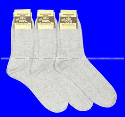 Цена за 10 пар. Беларусь носки мужские лён гладкие