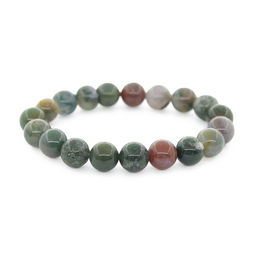 Яшма зеленая (Мадагаскар) 10мм, браслет Классика длина 17см