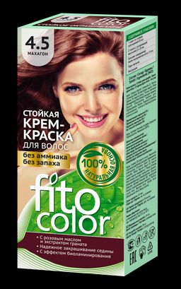 ФК /4826/ Стойкая Крем-Краска д/в "Fitocolor", 4.5 Махагон (115мл). 20