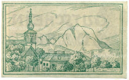 Банкнота 10 геллеров 1920 года Австрия  Форхдорф (нотгельд)