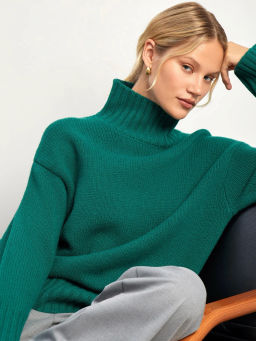 Свитер из шерсти мериноса B2799/smeraldo - Emka фото 8