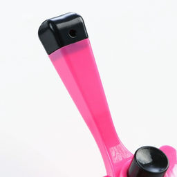 Пуходерка пластиковая Косточка с самоочисткой, 8,5 х 12,5 см, розовая - Пижон фото 4