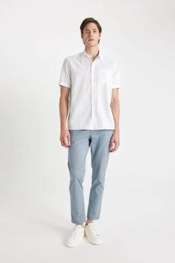 Брюки-чиносы из твила из парусины - Defacto фото 3