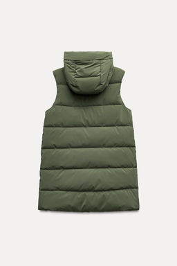 LONG PUFFER GILET - Zara фото 10