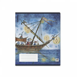 Цена за 5 шт. Тетрадь общая ученическая с пластиковой обложкой на скобе ErichKrause Волшебное путешествие, А5+, 48 листов, клетка_MIX-PACK фото 5