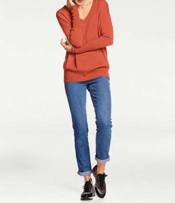 Пуловер, мандериновый - Patrizia dini фото 3