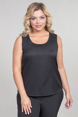 NOVITA Топ 1118 черный фото 30