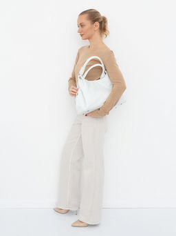 Сумка 0633CH white Polina&Eiterou