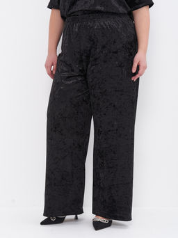 Бархатный костюм KO42911BLK01