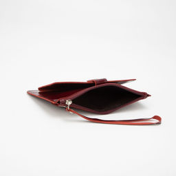 Кошелёк на молнии, с ручкой, цвет бордовый - Textura фото 3