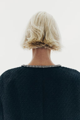 Chaqueta de boucle con strass - H&m фото 3