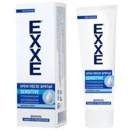 EXXE п/бритья крем 80мл Sensitive (д/чувствительной кожи) ПРОМО +33% В ПОДАРОК!