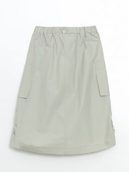 Beli Lastikli K?z ?ocuk Kargo Etek