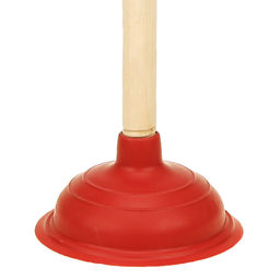 Вантуз резиновый д13см, деревянная ручка с резьбой 42см (Китай) ДОПУСКАЮТСЯ потертости на резиновом основании. Товар возврату и обмену не подлежит. - Домашняя Мода фото 2