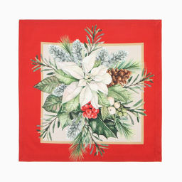 Набор Этель Рождественский венок:скатерть 150х180 см, с ВГМО, салф. 40х40 см - 8 шт  фото 9