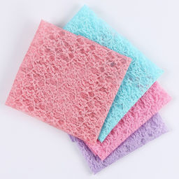 Набор лоскутов для рукоделия, гипюр, 4 шт.: розовый, коралл, сиреневый, мятный, 50 50 см