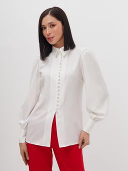 Блузка однотонная OD-639-18