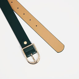 Ремень женский, ширина 2,8 см, винт, пряжка металл, цвет зелёный - Simaland фото 2