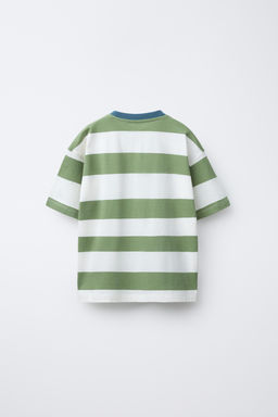 WIDE STRIPE T-SHIRT - Zara фото 2