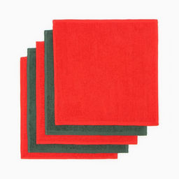 Набор махровых полотенец Этель Любовь согревает 30х30 см -5шт, 100% хл, 340гр/м2  фото 5