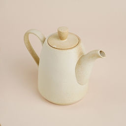 Заварочный чайник SL Home «Волны Сардинии», 1.3 л, 22.5×11×19 см, фарфор, бежевый