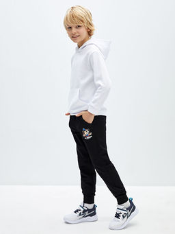 Beli Lastikli Nostaljik Maymun Bask?l? Erkek ?ocuk Jogger E?ofman Alt? - Waikiki фото 2